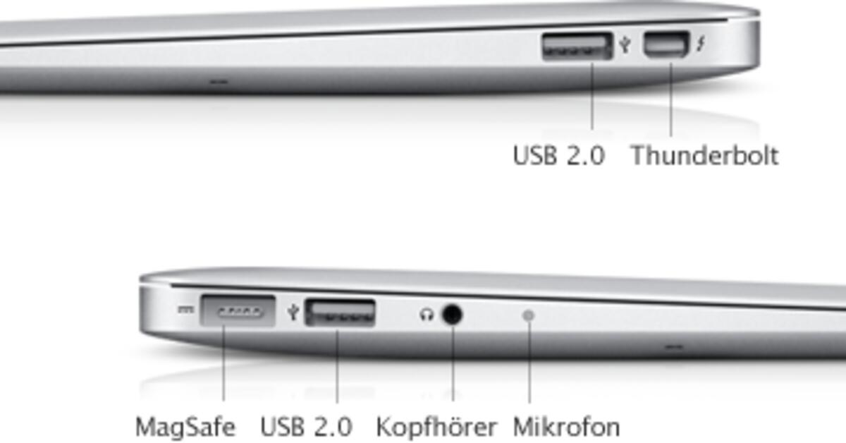 Das neue MacBook Air Mid 2011 mit Thunderbolt und Sandy Bridge Mac Life