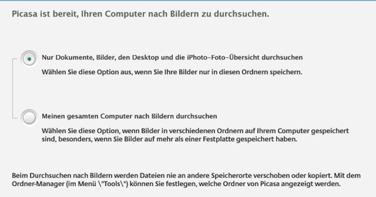 Software Duell: Apple iPhoto vs Google Picasa Mac Life