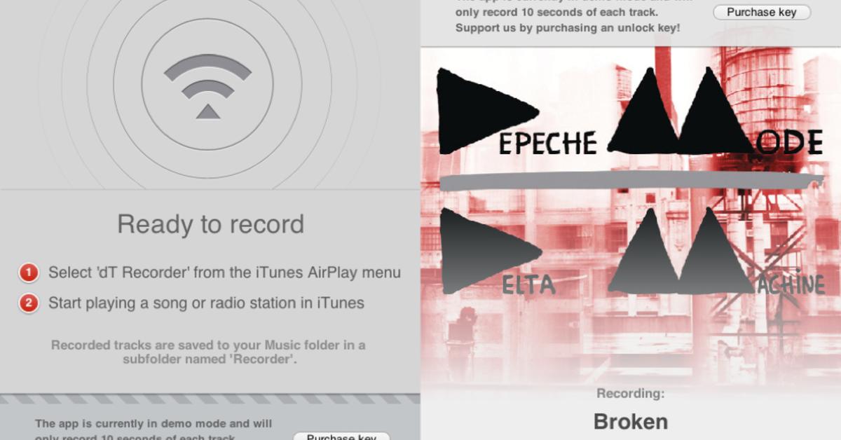 iTunes Radio mitschneiden AirPlay Recorder für Mac