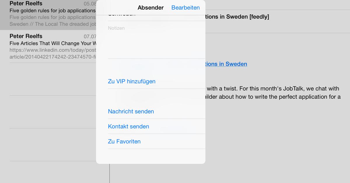 iPad: VIP-Nachrichten am iPad einrichten | Mac Life