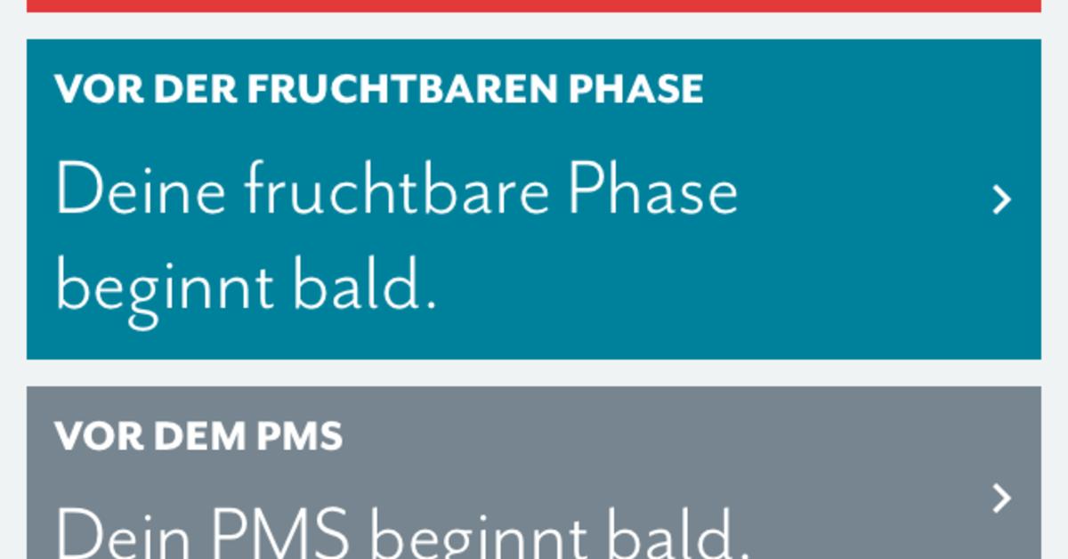Clue Im Test Eine App Zur Bestimmung Des Menstruations Zyklus