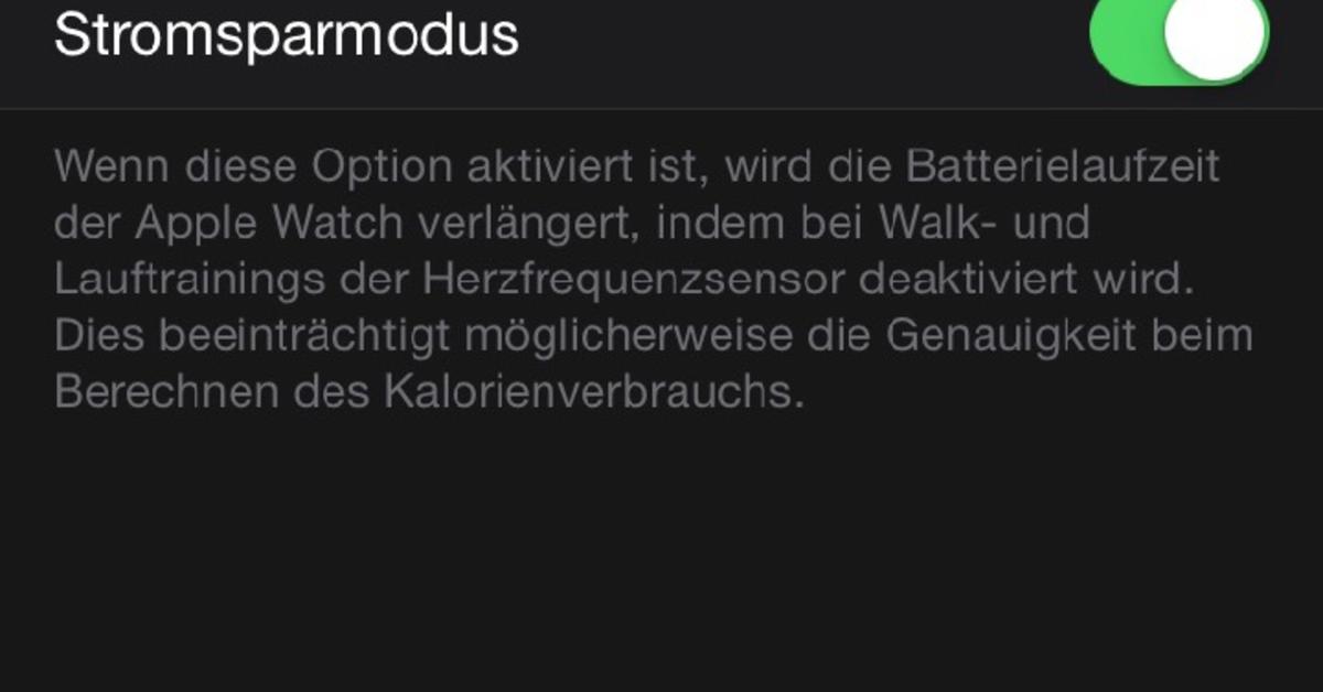 Apple Watch Tipp Serie Teil 4 Stromfresser Ausschalten Und Beim Workout Strom Sparen Mac Life