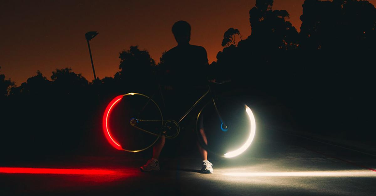 eine acht aus dem hinterrad vom fahrrad bekommen