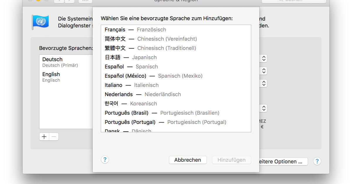 OS X Sprache wechseln so geht’s ganz einfach Mac Life