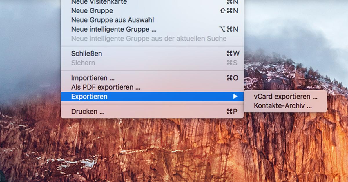 Kontakte Exportieren Am Mac So Geht Das Mac Life