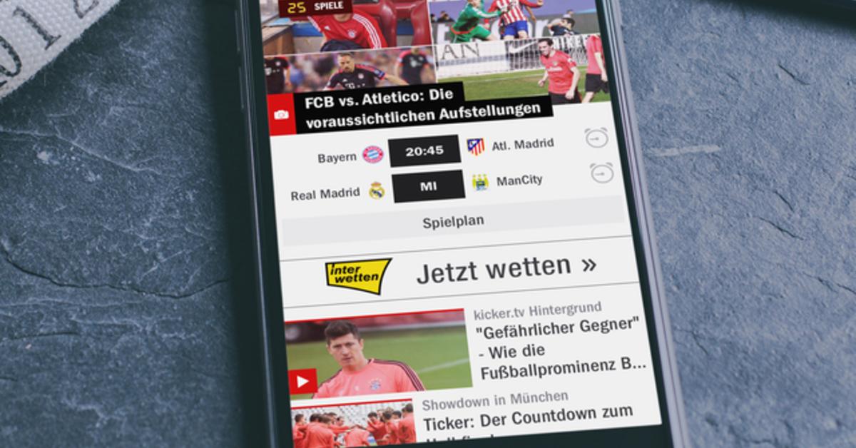 Bundesliga Tabelle Live Ticker Als App Kicker Ist Unsere