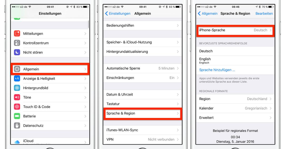 Iphone Lautstärke Verstellt Sich Von Selbst iPhone Sprache ändern - so einfach geht’s | Mac Life