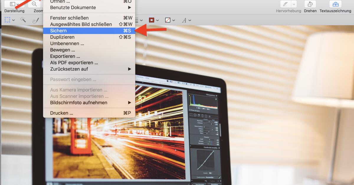 Bildgröße ändern mit der VorschauApp so geht