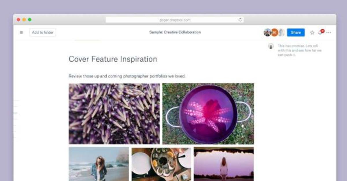 dropbox paper mac app