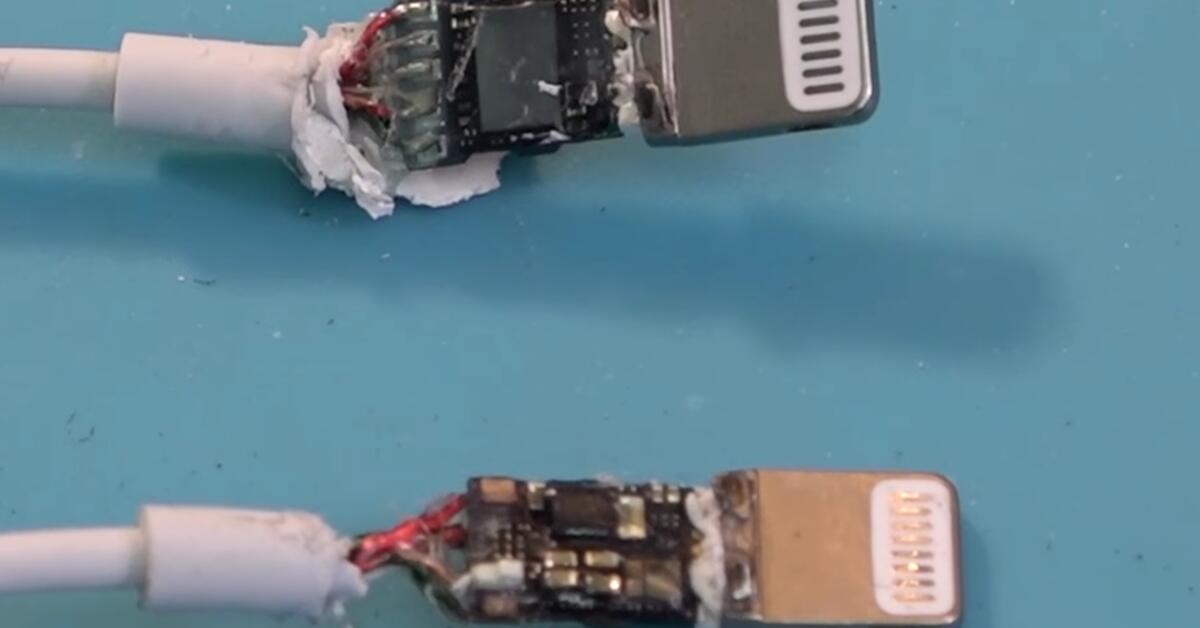iPhone 7 Video zeigt Innenleben des LightningKlinkeAdapters Mac Life