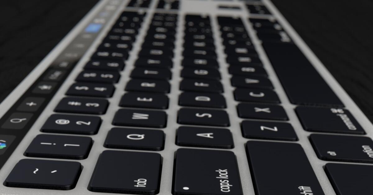 MockUp zeigt Magic Keyboard mit Touch Bar Mac Life