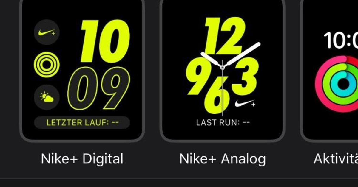 apple watch nike  test
