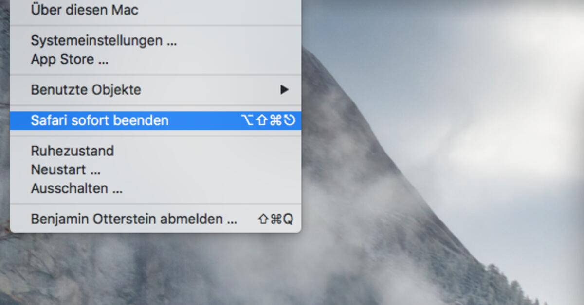 Apps sofort beenden am Mac mit Touch Bar so geht