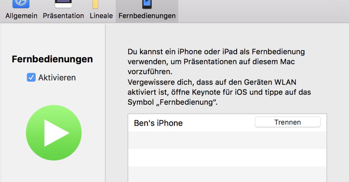 Keynote Am Mac Prasentationen Mit Iphone Ipad Steuern So Geht S Mac Life
