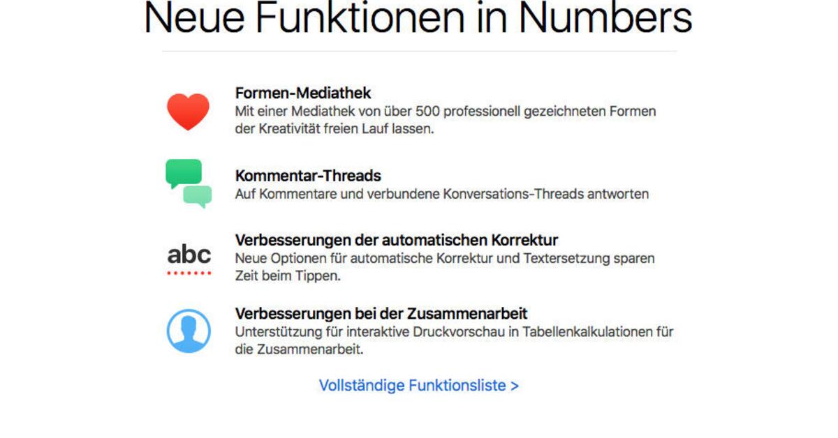 Numbers So gelingt der Einstieg in die ExcelAlternative von Apple