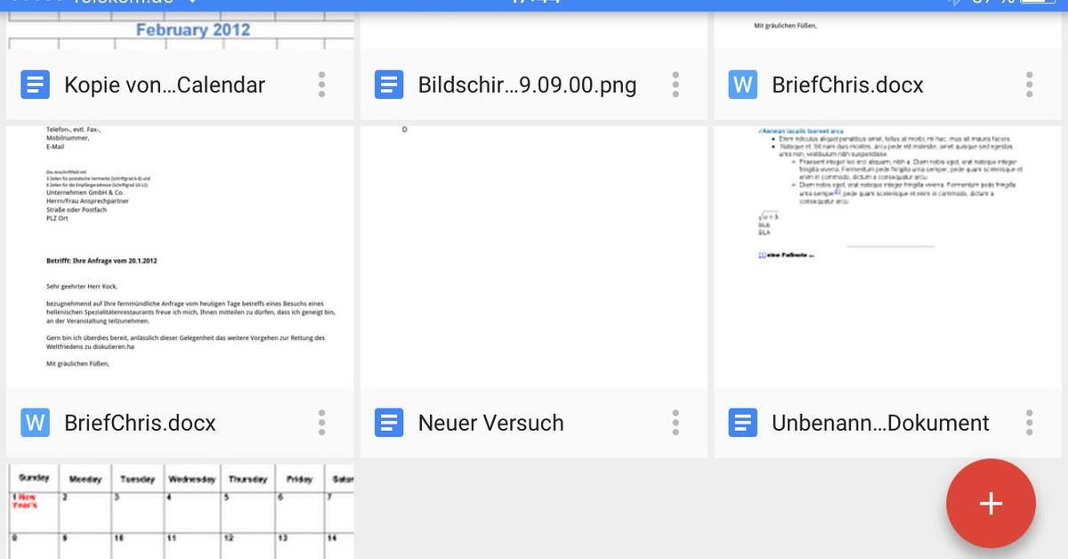 Gratis Office: Google Docs als Alternative zu iWork und MS Office - so