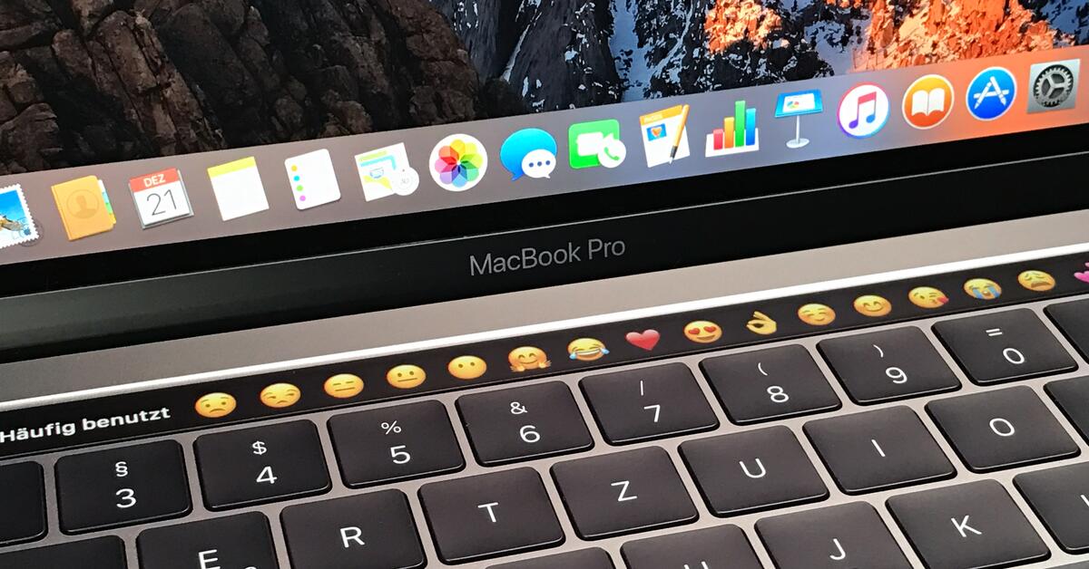 MacBook Pro Screenshots von der Touch Bar aufnehmen so geht's Mac Life