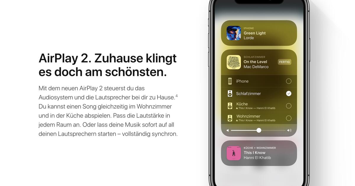 Airplay 2 Ios 11 Und Tvos 11 Unterstutzen Noch Kein Mehrraum