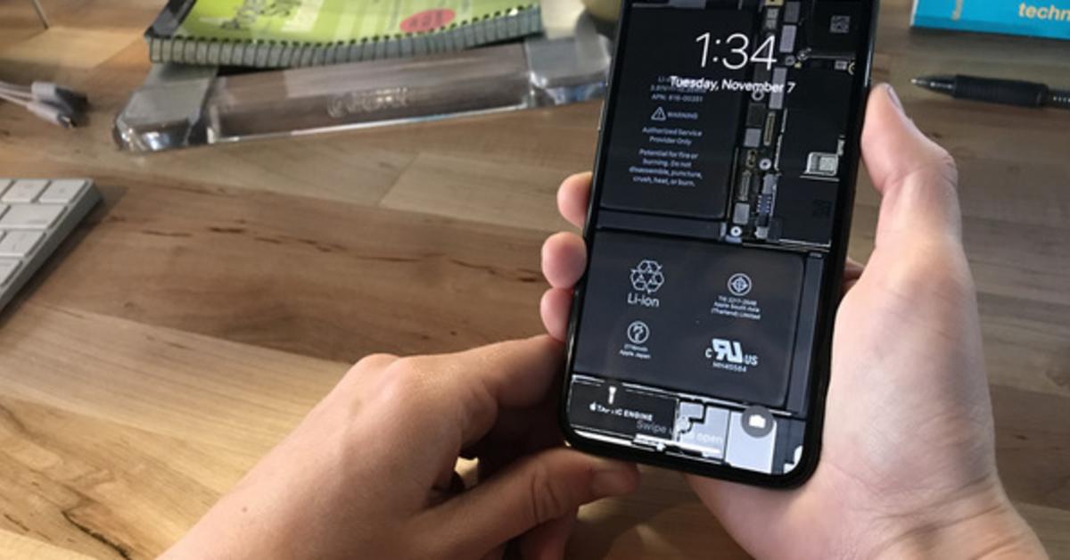 Das Innere Des Iphone X Als Wallpaper Furs Smartphone Mac Life