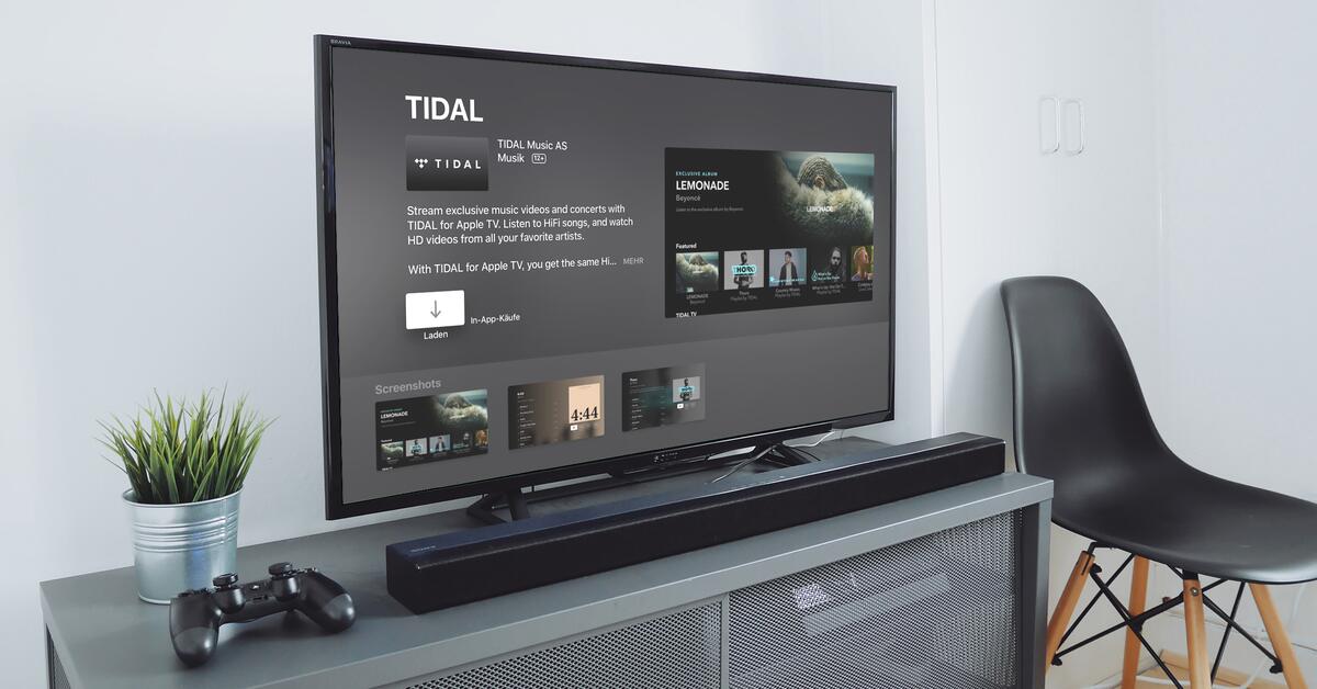 Tidal auf Apple TV verfügbar App für tvOS Mac Life