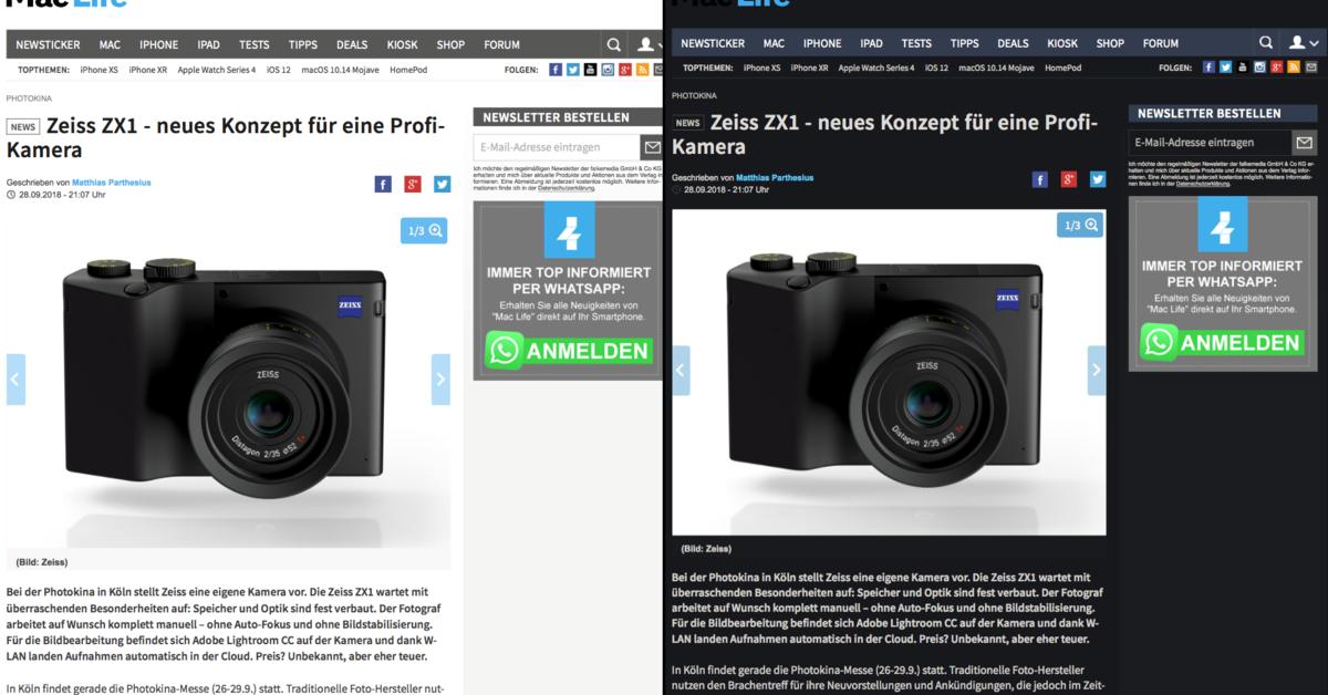 Den Perfekten Dark Mode Fur Safari Chrome Nachrusten So Geht S
