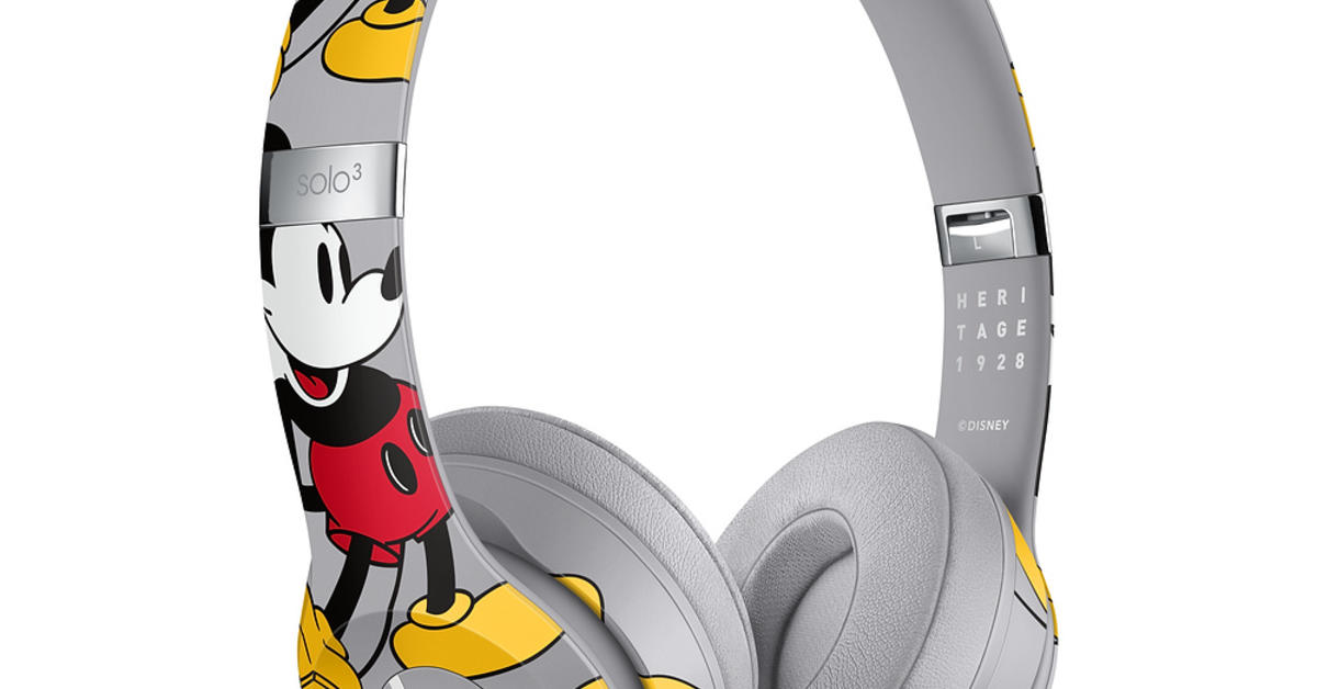 Limitiert Apple veroffentlicht Beats Solo 3 im Micky Maus Design Mac Life