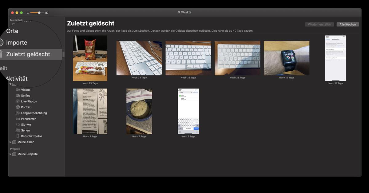 Gelöschte Bilder wiederherstellen So rettest Du Fotos am Mac Mac Life