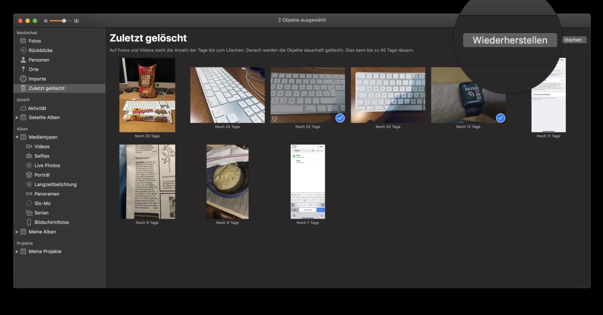 Gelöschte Bilder wiederherstellen So rettest Du Fotos am Mac Mac Life