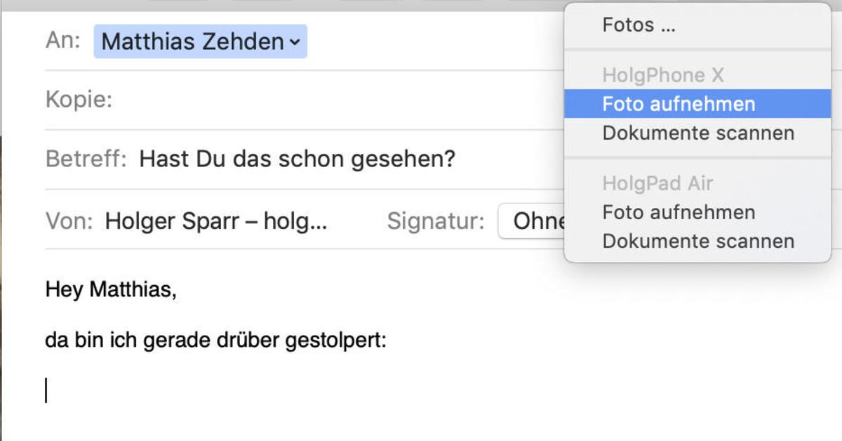 Apple Mail in macOS Mojave Mehr Emotionen dank Emoji Mac Life