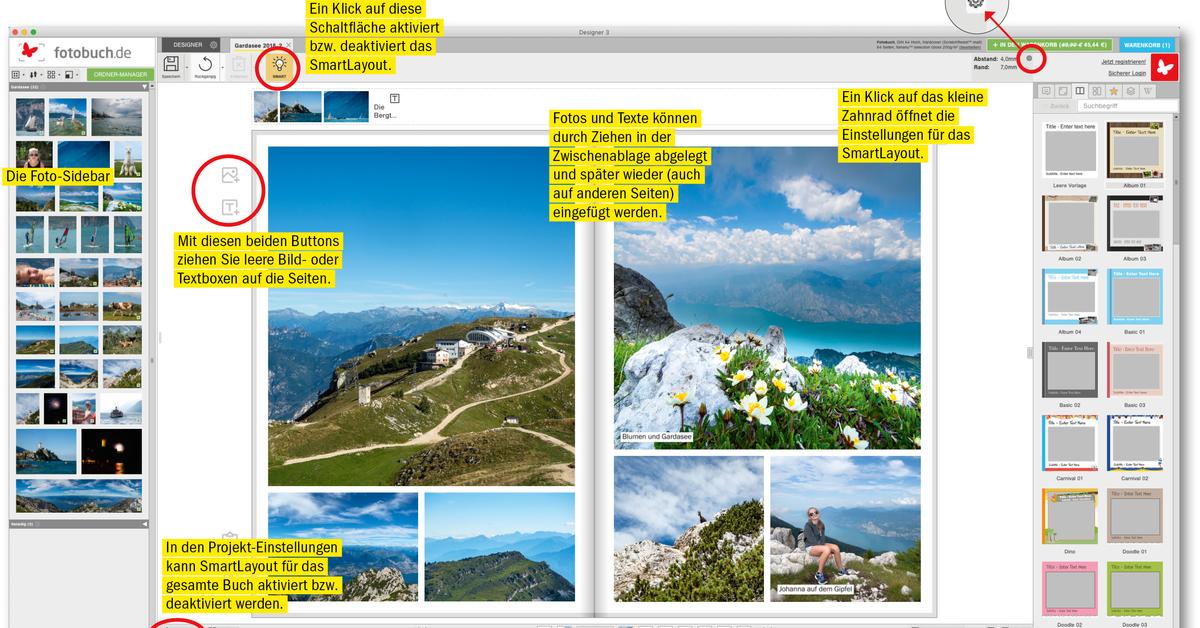 Fotobucher Einfach Und Schnell Dank Smartlayout Gestalten Mac Life