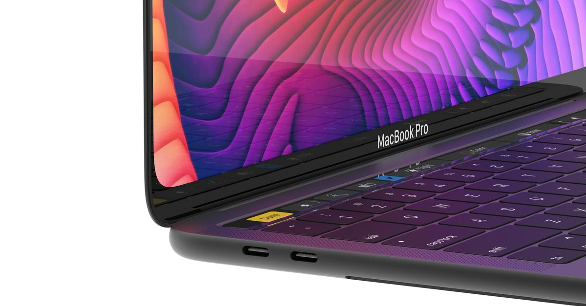 Konzept MacBook Pro mit randlosem OLEDDisplay und Face ID Mac Life
