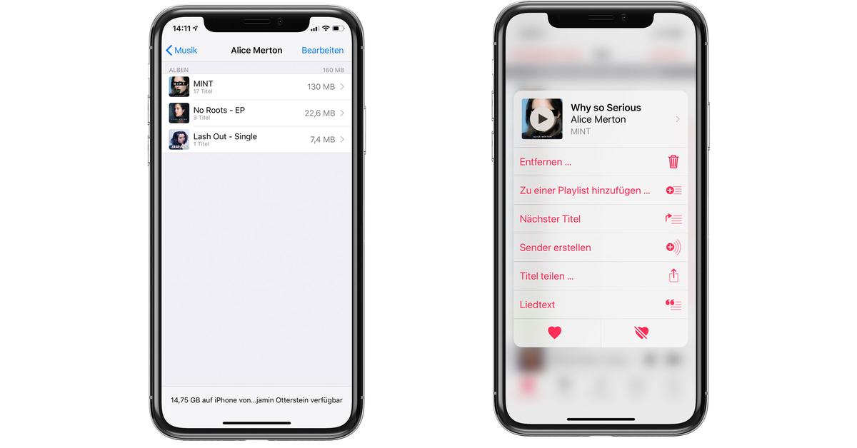 Apple Music Heruntergeladene Musik Vom Iphone Entfernen So Geht S Mac Life
