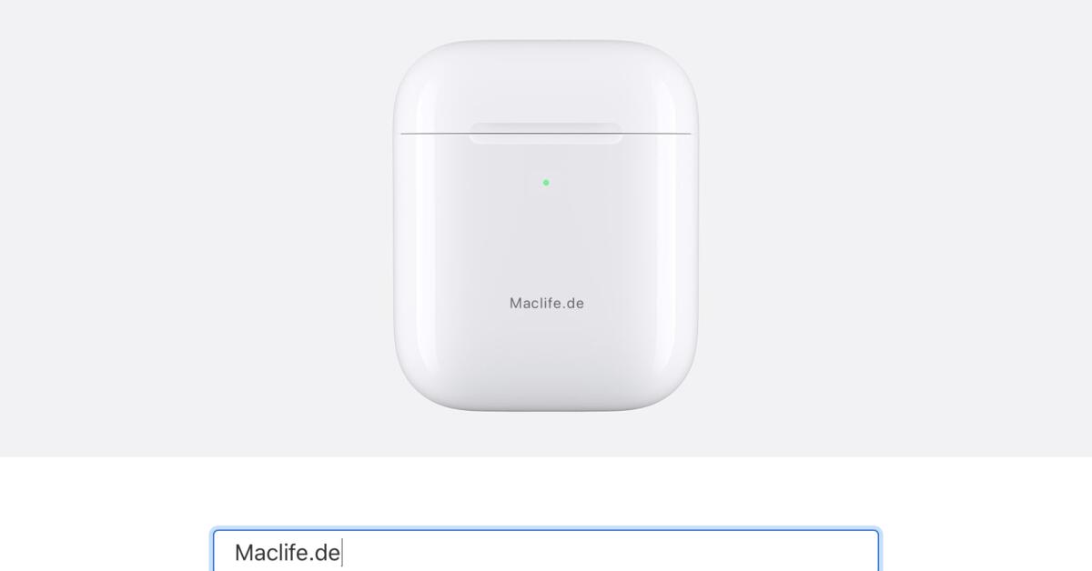 AirPods 2: Verlust vorbeugen und gravieren lassen | Mac Life