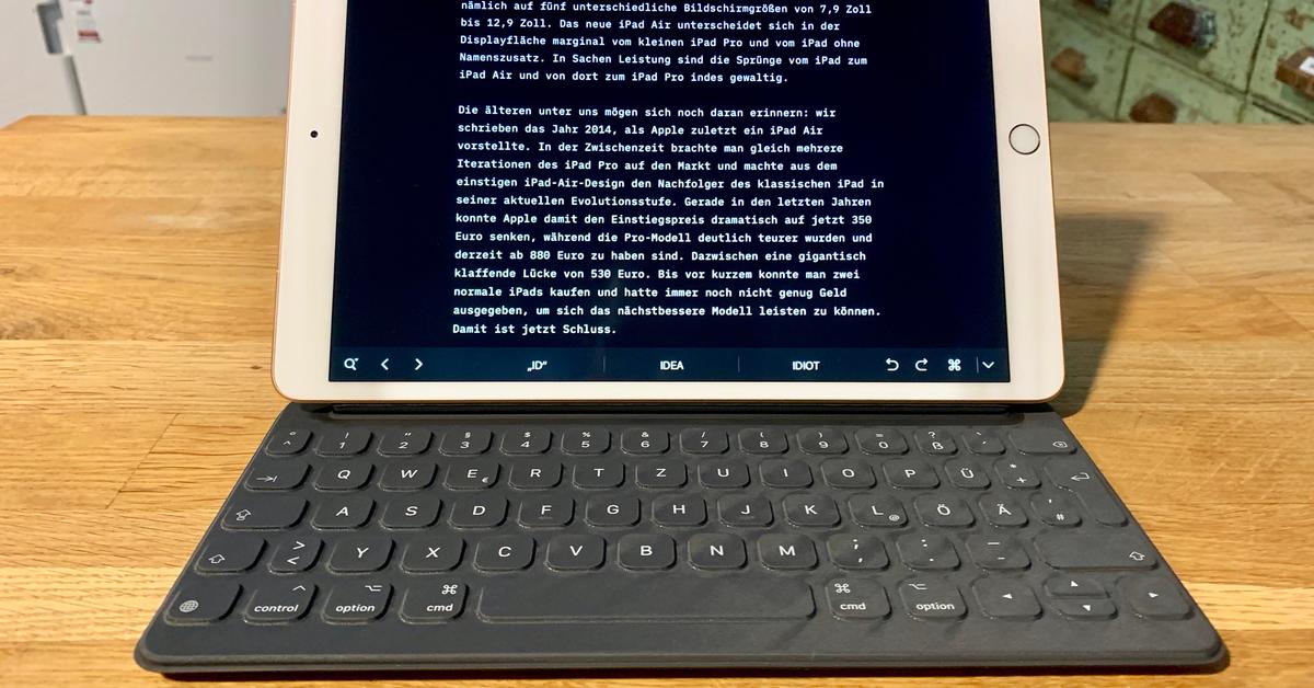 Ipad Air 3 Im Test Das Fehlende Bindeglied Zwischen Ipad Und Ipad Pro Mac Life