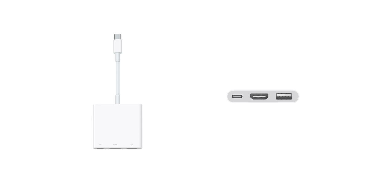 Apples USBCDigitalAVMultiportAdapter nun mit 4K, 60 Hz und HDR