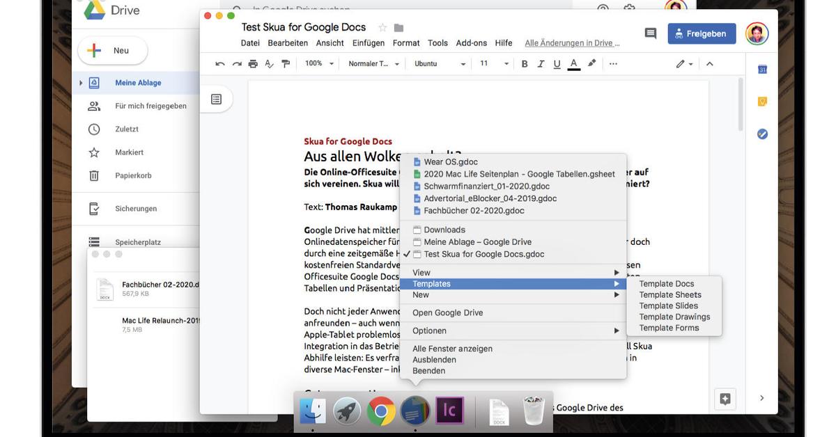 Skua im Test: Google Docs als App funktioniert das? Mac Life