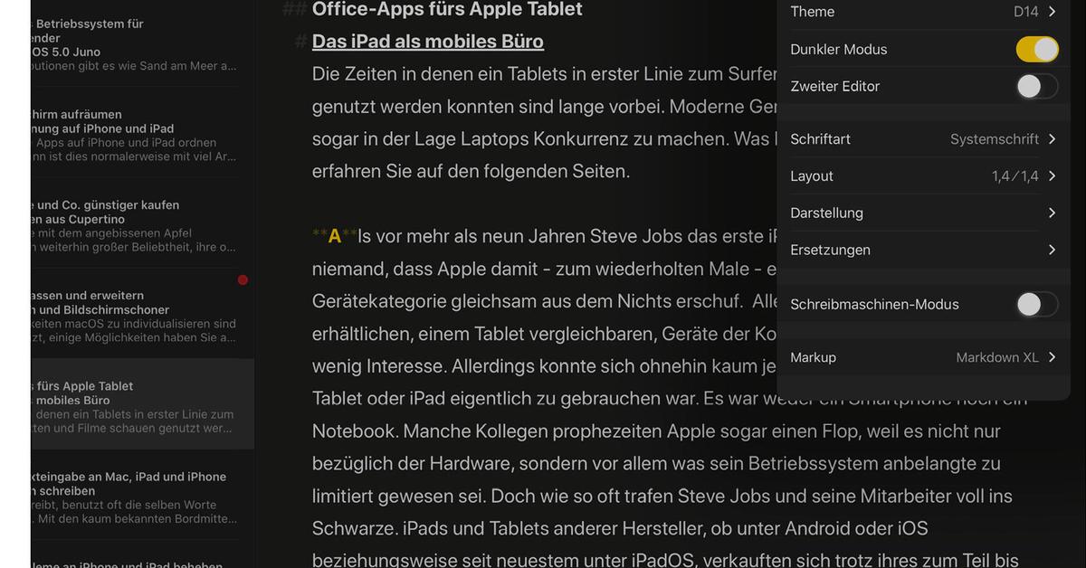Das Ipad Im Buro So Schlagt Sich Das Apple Tablet Im Office Einsatz Mac Life