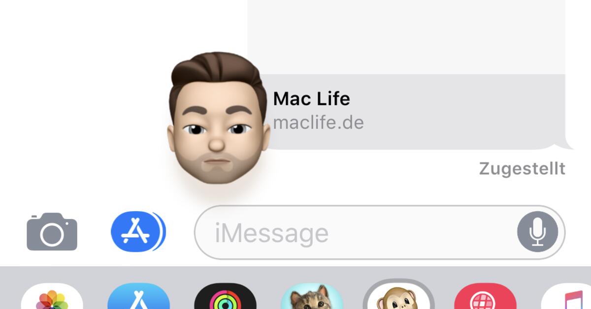 iMessage Memojis als Sticker versenden und anpassen So geht's Mac Life