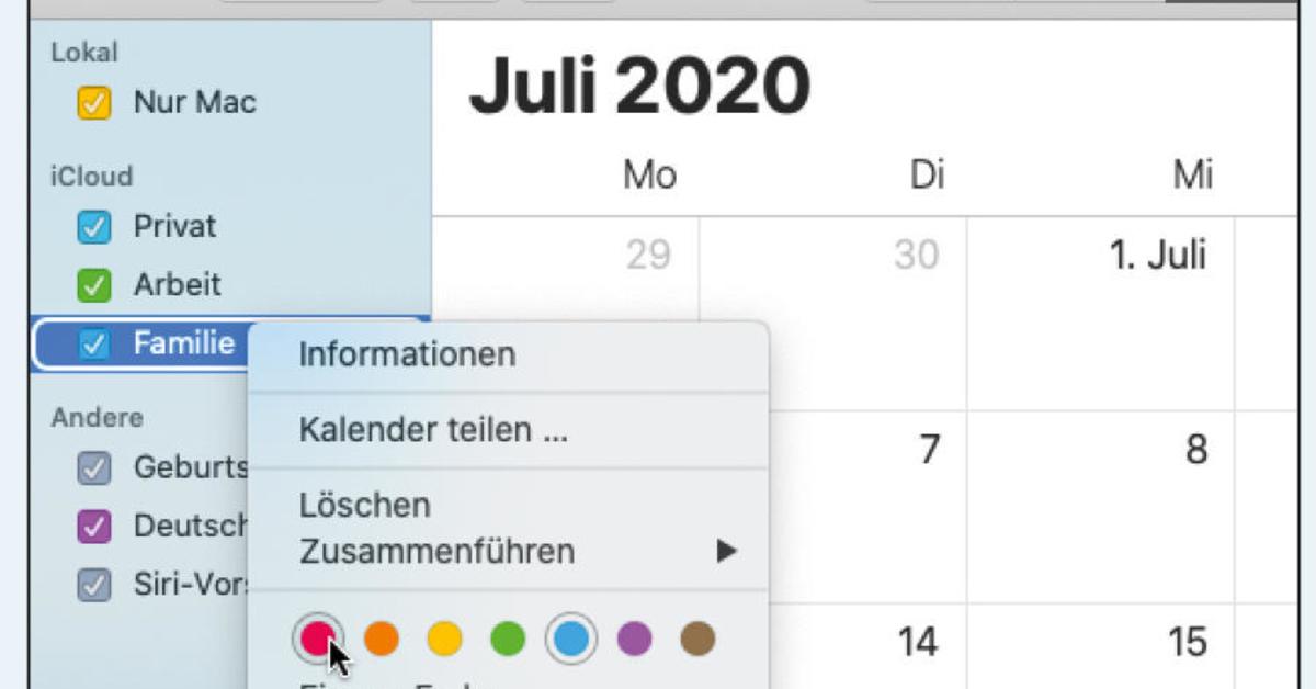 Die Kalender-App unter macOS nutzen: Termine erstellen und verwalten 