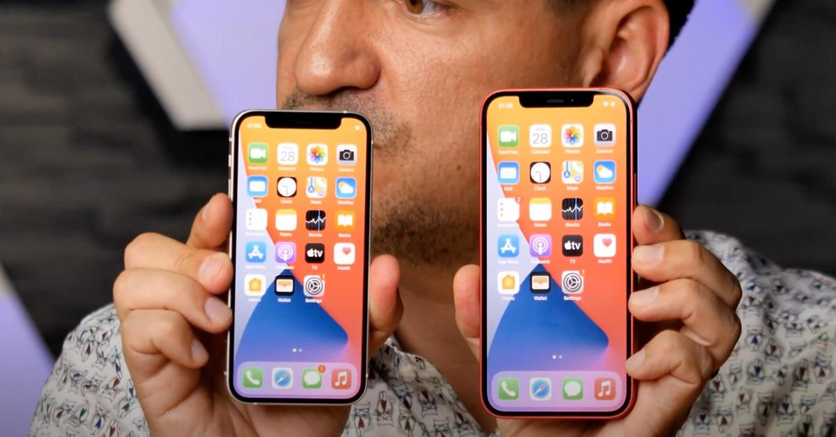 iPhone 12 mini: So groÃŸ ist es im Vergleich zum iPhone 12 und 12 Pro