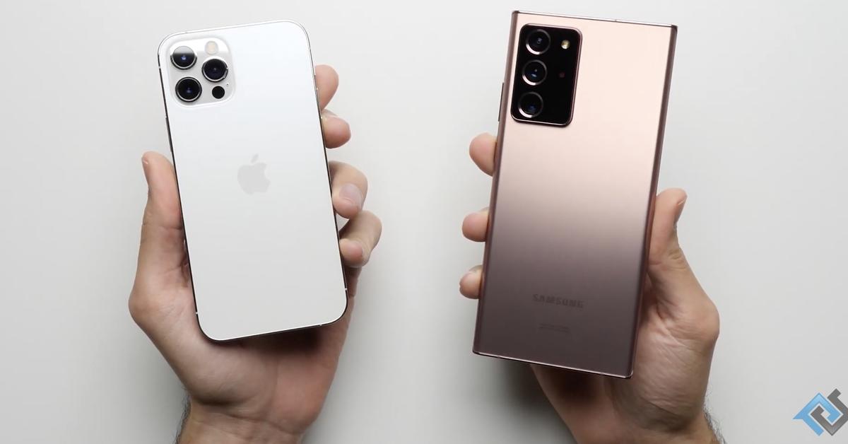 iPhone 12 Pro ist schneller als das Samsung Note 20 Ultra