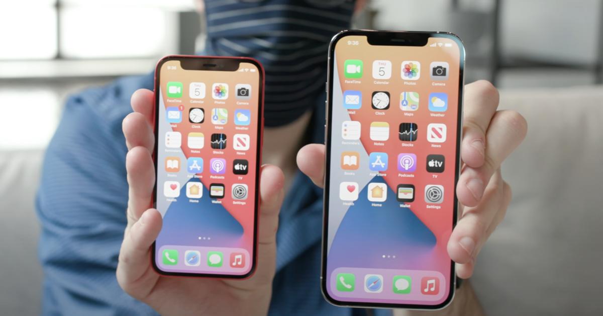 Uberblick Iphone 12 Mini Und Iphone 12 Pro Max Im Vergleich Mac Life Uberblick Iphone 12 Mini Und Iphone 12 Pro Max Im Vergleich Mac Life