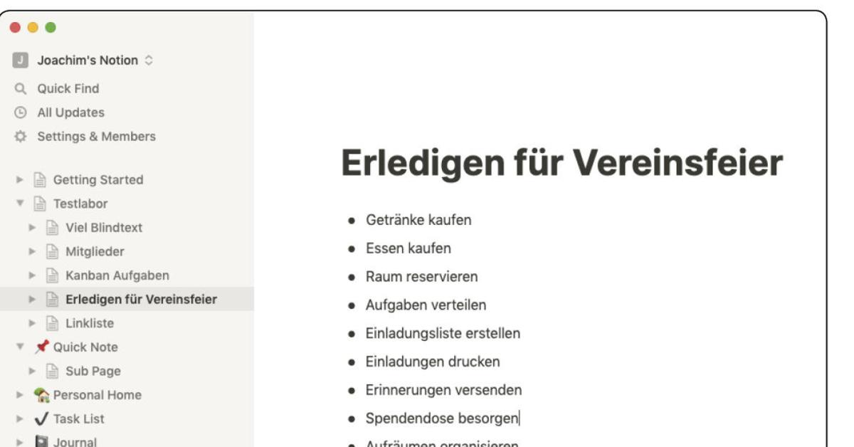 Notizen mit Notion: Der Geheimtipp unter den Notizen-Apps ...