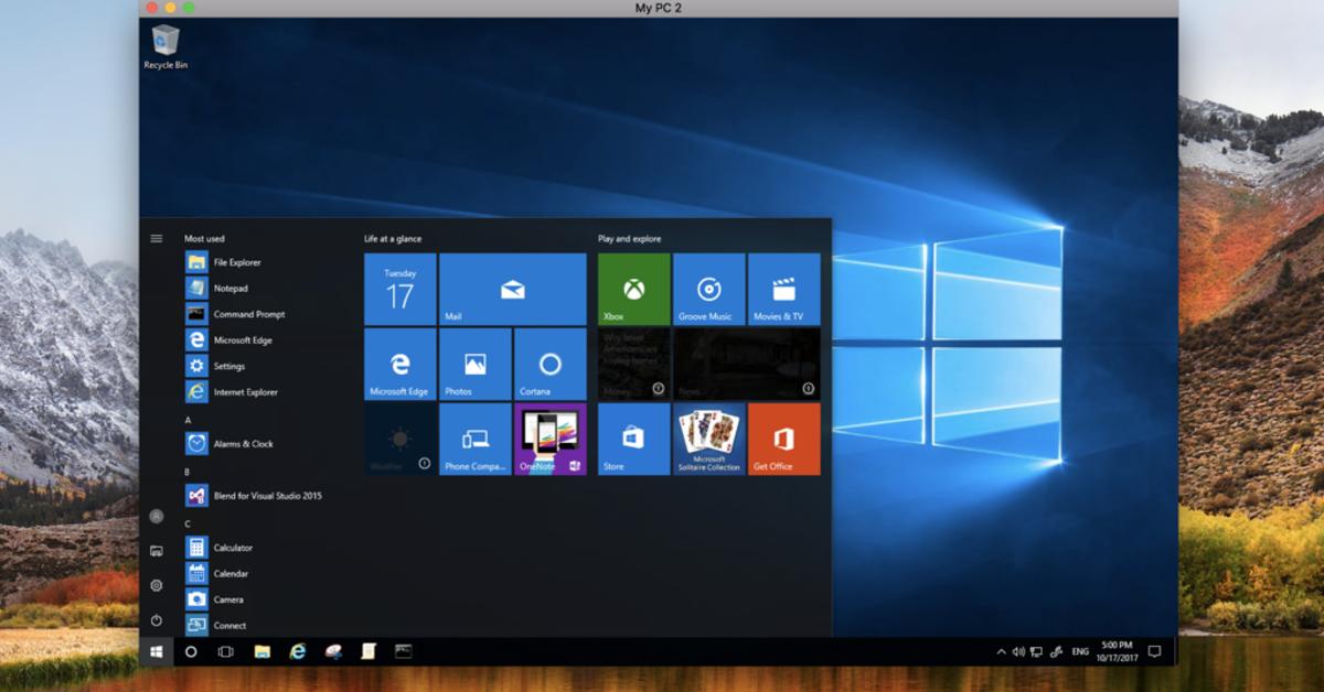 use remote desktop on mac with windows 10