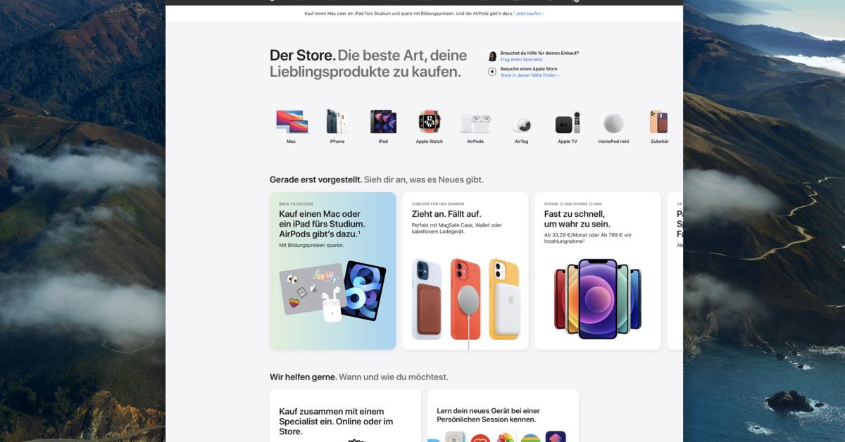 Apple Store: Neues Design und leichter auffindbar | Mac Life