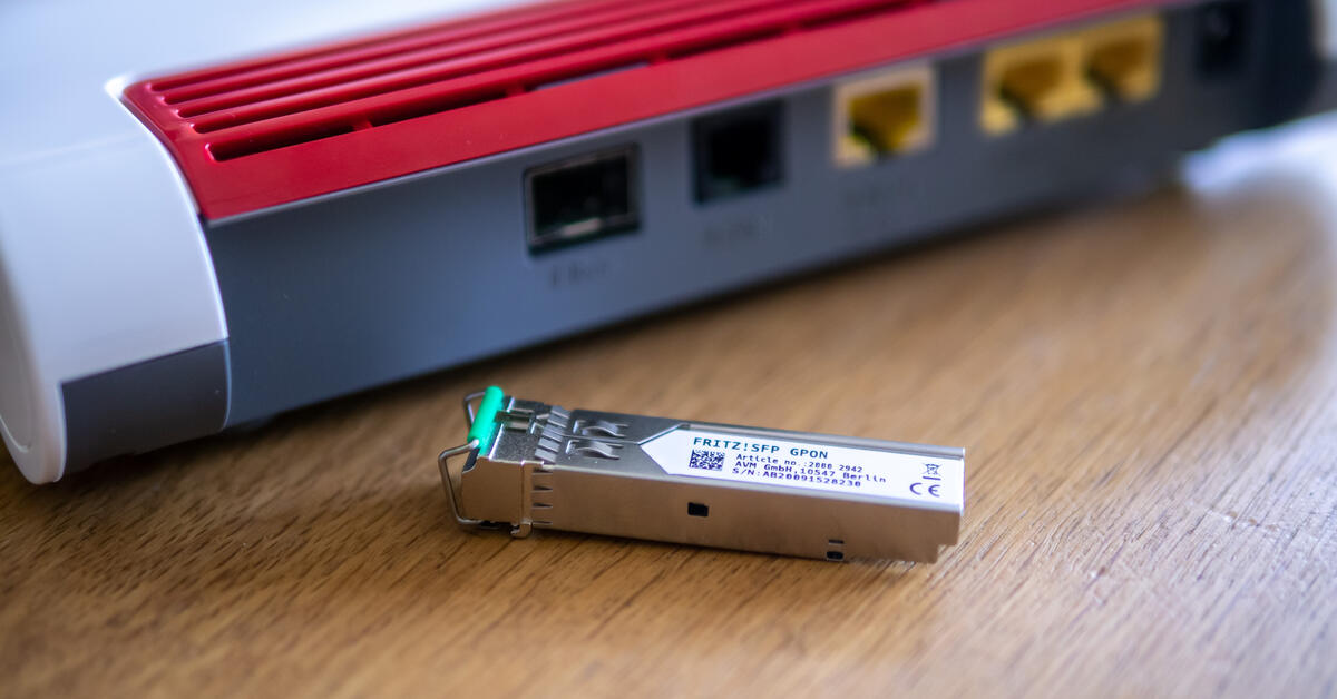 Fritz box fiber modem clearance