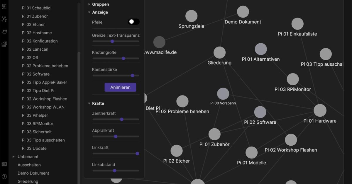 Alternative zu notizen wissensdatenbank obsidian mac life