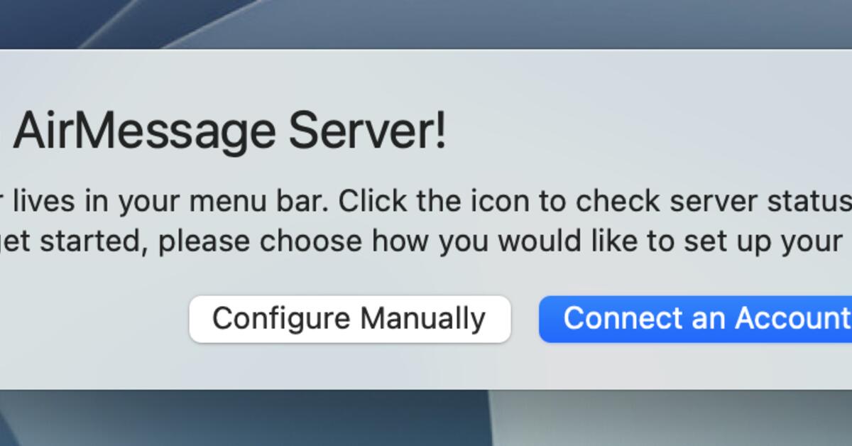 So geht’s Airmessage auf deinem Mac und AndroidGerät installieren
