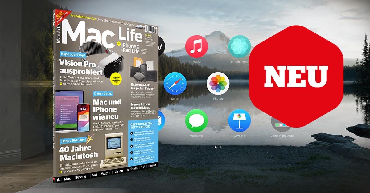 Mac Life baru 04/2024 telah hadir: Coba Apple Vision Pro