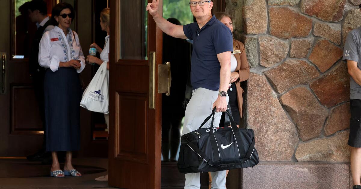 Tim Cook und Eddy Cue besuchen Sun Valley Conference 2024 | Mac Life